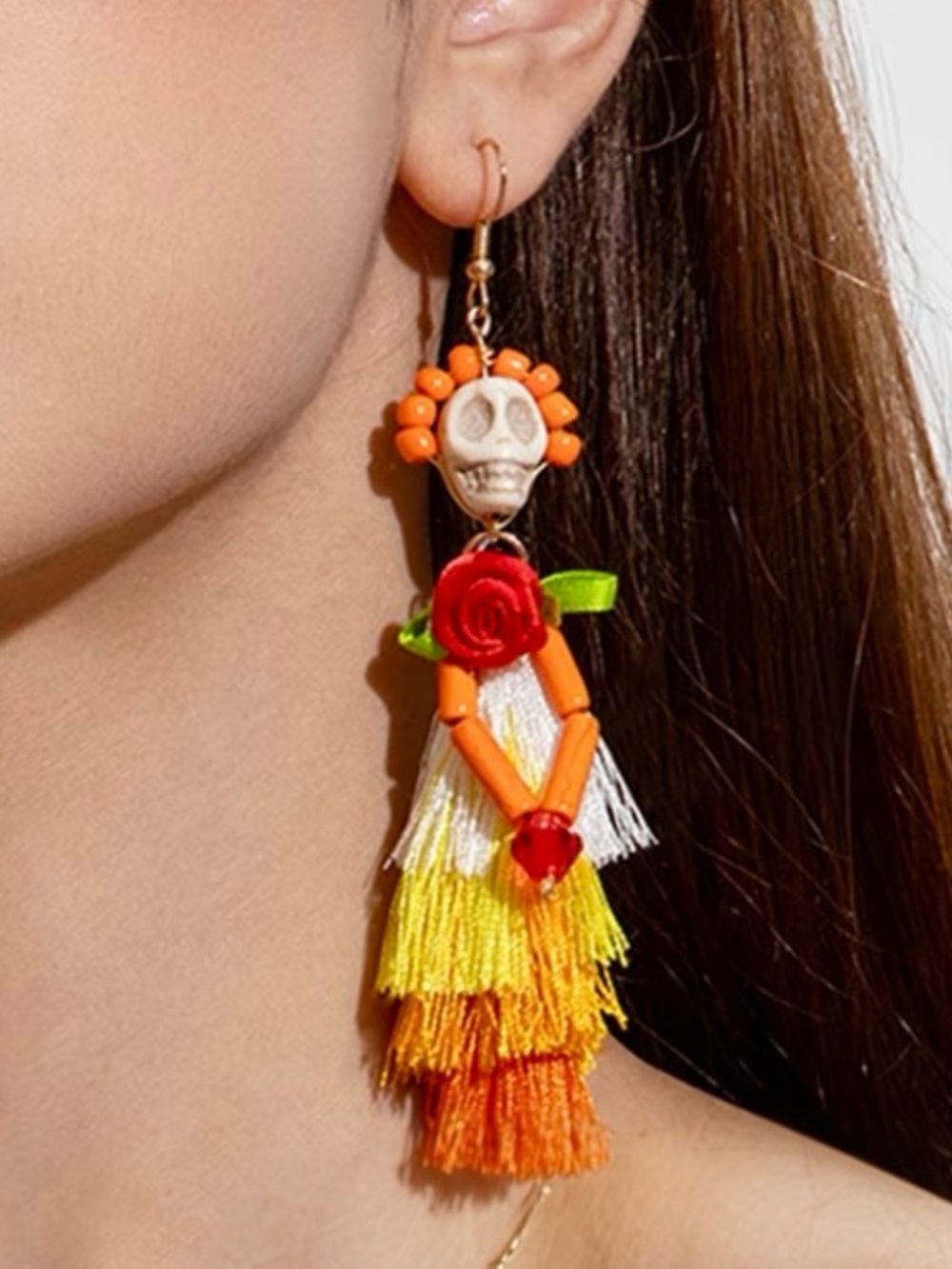 Day of the Dead - Tassel Earrings